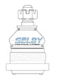 Ball Joint Upper Fits E1300, E1600 BJ196 - Selby | Universal Auto Spares