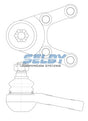 Ball Joint Lower Fits L200 MB - MD, L300 SC - SE 4WD, Pajero NA - NG, Triton ME - MH BJ215 - Selby | Universal Auto Spares
