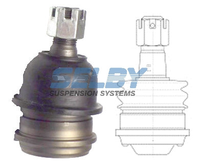 Ball Joint Front Lower Fits Nissan Navara D21 84-95, Navara D22 98-04 2WD BJ244 - Selby | Universal Auto Spares