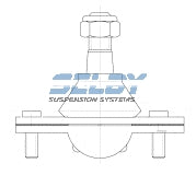 Ball Joint Upper Fits Falcon Fairlane Upper 4 Bolt BJ34 - Selby | Universal Auto Spares