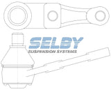 Ball Joint Fits Laser KF, KH, 323 BG lwr 16mm Spigot BJ340 - Selby | Universal Auto Spares