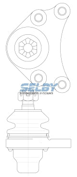 Ball Joint Upper Fits HILUX LN5, LN8, LN9, RN8, RN9, YN 2WD BJ370 - Transteer | Universal Auto Spares