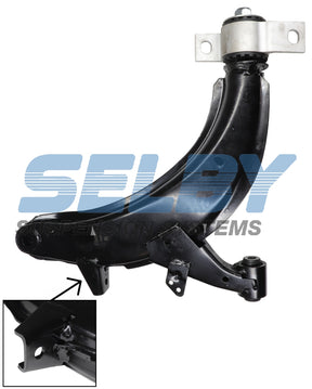 Front Lower Control Arm Fits Subaru Impreza 02 ON with Ball Joint & Sway Bar Bracket Right BJ4143R-ARM - Selby