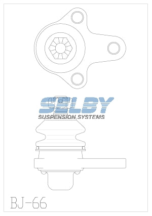 Ball Joint Front Upper Fits Toyota Crown & Hiace BJ66 - Selby | Universal Auto Spares