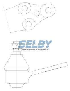 Ball Joint Lower Fits CIELO, 1.5L, ESPERO 94, 6/98 BJ800 - Selby
