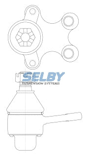 Ball Joint Lower Fits Datsun 10/68 - 72 BJ85 - Selby