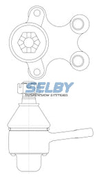 Ball Joint Lower Fits Datsun 10/68 - 72 BJ85 - Selby | Universal Auto Spares
