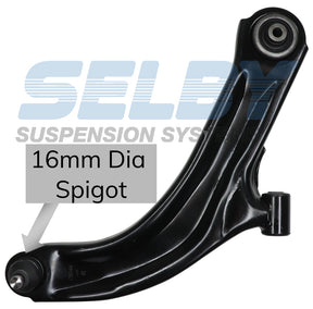 FRT LOWER CTRL ARM (R) Fits NISSAN MICRA K12 07-10 16mm Spigot BJ8918R-ARM - Selby