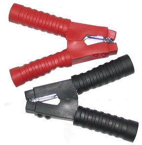 Battery Booster Clamps Pair 400-600AMP Rubber Grips - AUTOKING