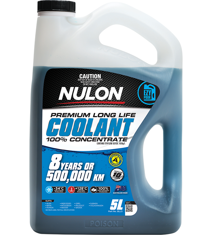 Blue Premium Long Life Coolant 100% Concentrate - Nulon | Universal Auto Spares