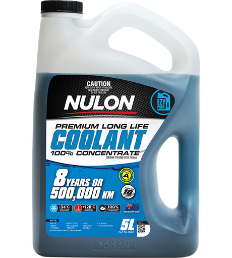Blue Premium Long Life Coolant 100% Concentrate - Nulon | Universal Auto Spares