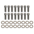 High Energy Stainless Steel Rocker Valve Cover Bolts X 16 Fit For Ford 302 351 Cleveland BOLT-FD001 - Machter