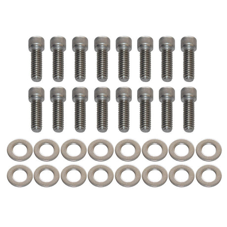 High Energy Stainless Steel Rocker Valve Cover Bolts X 16 Fit For Ford 302 351 Cleveland BOLT-FD001 - Machter