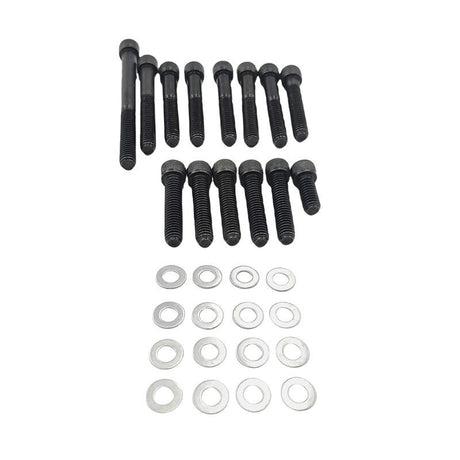 14 Pieces Black Timing Cover / Water Pump Bolt Kit Fit For Holden 253 304 308 V8 HQ VN - Machter