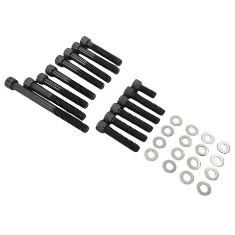 14 Pieces Black Timing Cover / Water Pump Bolt Kit Fit For Holden 253 304 308 V8 HQ VN - Machter