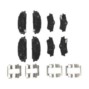 8 Pcs x Front & Rear Brake Pad With Clips Fit For Holden Calais Caprice Commodore VE Statesman WM BPAD-HLN001 - Machter