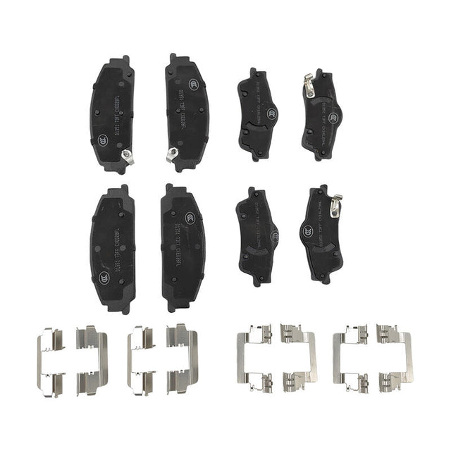 8 Pcs x Front & Rear Brake Pad With Clips Fit For Holden Calais Caprice Commodore VE Statesman WM BPAD-HLN001 - Machter