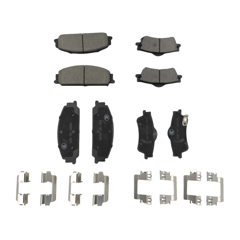 8 Pcs x Front & Rear Brake Pad With Clips Fit For Holden Calais Caprice Commodore VE Statesman WM BPAD-HLN001 - Machter