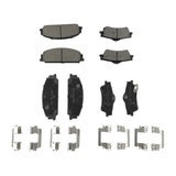 8 Pcs x Front & Rear Brake Pad With Clips Fit For Holden Calais Caprice Commodore VE Statesman WM BPAD-HLN001 - Machter