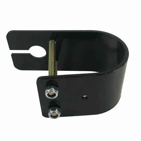 50mm Bullbar Mount Wrap Around Black Slotted Bracket Fit For Antenna UHF CB - Machter