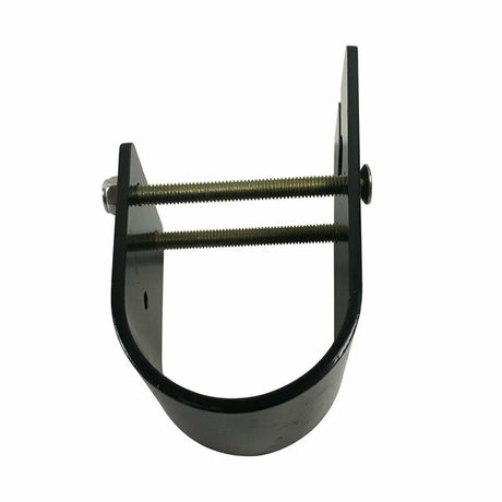 50mm Bullbar Mount Wrap Around Black Slotted Bracket Fit For Antenna UHF CB - Machter