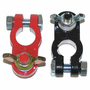 Battery Terminal Red & Black Wing Nut Pair - AUTOKING