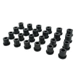 24 Pieces Front & Rear Rubber Shackle Bushes Fit For Toyota Landcruiser FJ75 HJ75 FZJ75 HZJ75 4X4 1984-1999 - Machter