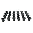 24 Pieces Front & Rear Rubber Shackle Bushes Fit For Toyota Landcruiser FJ75 HJ75 FZJ75 HZJ75 4X4 1984-1999 - Machter