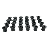 24 Pieces Front & Rear Rubber Shackle Bushes Fit For Toyota Landcruiser FJ75 HJ75 FZJ75 HZJ75 4X4 1984-1999 - Machter