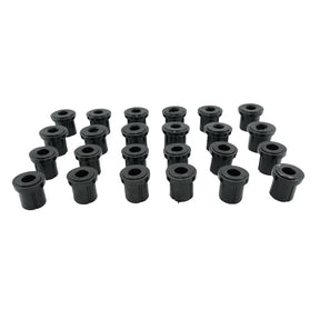 24 Pieces Front & Rear Rubber Shackle Bushes Fit For Toyota Landcruiser FJ75 HJ75 FZJ75 HZJ75 4X4 1984-1999 - Machter