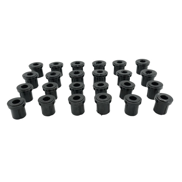 24 Pieces Front & Rear Rubber Shackle Bushes Fit For Toyota Landcruiser FJ75 HJ75 FZJ75 HZJ75 4X4 1984-1999 - Machter