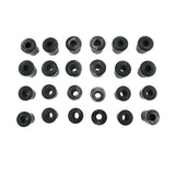 24 Pieces Front & Rear Rubber Shackle Bushes Fit For Toyota Landcruiser FJ75 HJ75 FZJ75 HZJ75 4X4 1984-1999 - Machter