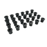 24 Pieces Front & Rear Rubber Shackle Bushes Fit For Toyota Landcruiser FJ75 HJ75 FZJ75 HZJ75 4X4 1984-1999 - Machter