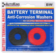 Battery Washers Red/Green 2 Piece - AUTOKING | Universal Auto Spares