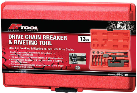 Bike Drive Chain Breaker & Riveting Tool Pins, Anvils & Alignment Bolt - PKTool | Universal Auto Spares