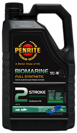 Biomarine Outboard 2 Stroke Oil (Full Syn.) 5L - Penrite 4 X 5 Litre (Carton Only)
