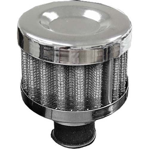 Breather Filter Chrome 12mm Performance - JetCo | Universal Auto Spares