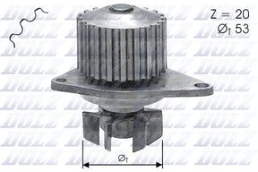 Citroen TU3FJ2 Water Pump 20T C110DZ - Austral | Universal Auto Spares