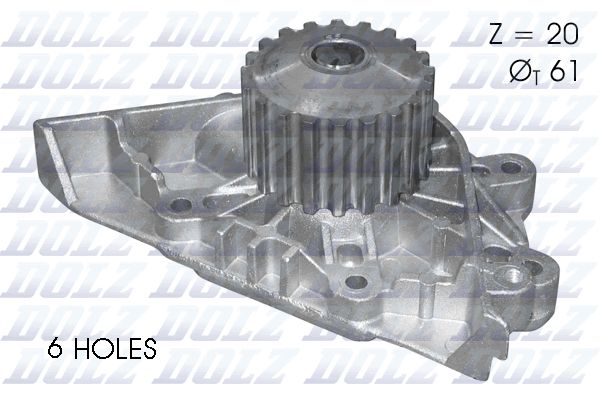 Peugeot EW10 EW12 Water Pump C124DZ - Austral