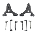 8 x Front Control Arms Kit Fit For Mercedes Benz W169 W245 A150 A170 B180 B200 2.0L 2004-2012 - Machter
