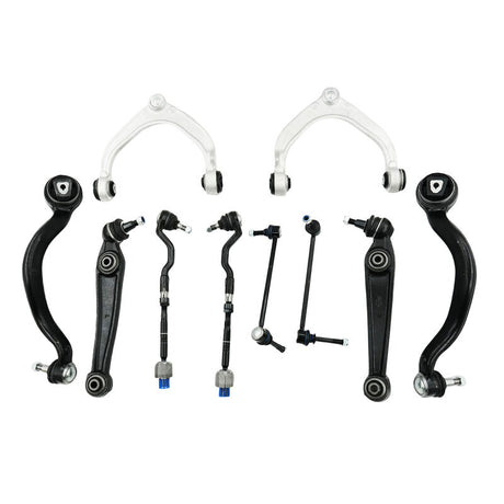 10 Pieces Front Upper Lower Control Arms Kit Fit For BMW X5 E70 X6 E71 E72 3.0L 4.4L 4.8L 2006-2014 - Machter