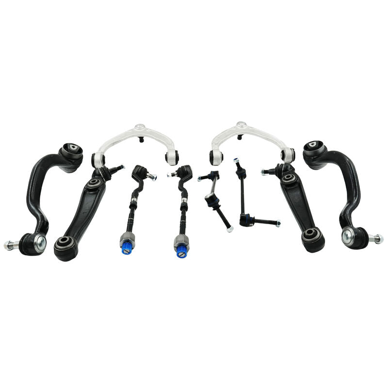 10 Pieces Front Upper Lower Control Arms Kit Fit For BMW X5 E70 X6 E71 E72 3.0L 4.4L 4.8L 2006-2014 - Machter