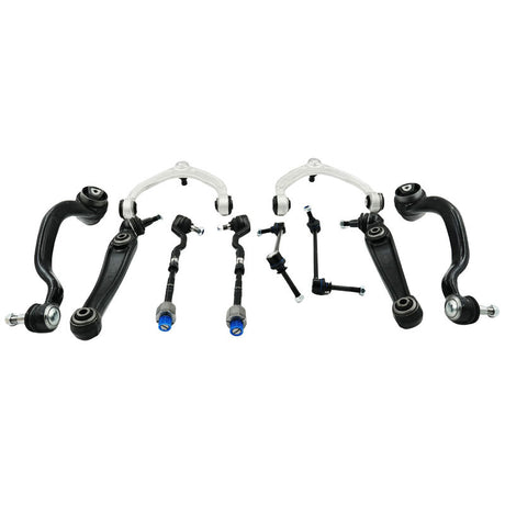 10 Pieces Front Upper Lower Control Arms Kit Fit For BMW X5 E70 X6 E71 E72 3.0L 4.4L 4.8L 2006-2014 - Machter