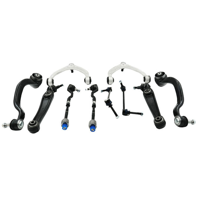 10 Pieces Front Upper Lower Control Arms Kit Fit For BMW X5 E70 X6 E71 E72 3.0L 4.4L 4.8L 2006-2014 - Machter