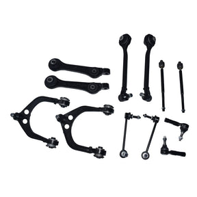 12 x Front Lower & Upper Control Arm Kits Fit For Chrysler 300 C LE LX 2004-2012 3.0L - Machter