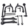 12 Pcs Full Set Front Lower Upper Control Arms Kit Fit For Chrysler 300 C LE LX 2004-2012 CAKIT-CR004 - Machter