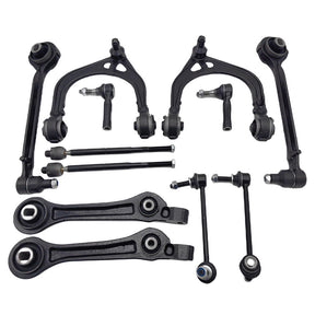 12 Pcs Full Set Front Lower Upper Control Arms Kit Fit For Chrysler 300 C LE LX 2004-2012 CAKIT-CR004 - Machter