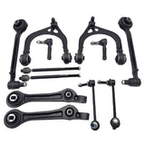 12 Pieces Full Set Front Lower Upper Control Arms Kit Fit For Chrysler 300 C LE LX 2004-2012 - Machter