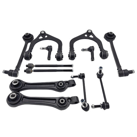 12 Pcs Full Set Front Lower Upper Control Arms Kit Fit For Chrysler 300 C LE LX 2004-2012 CAKIT-CR004 - Machter