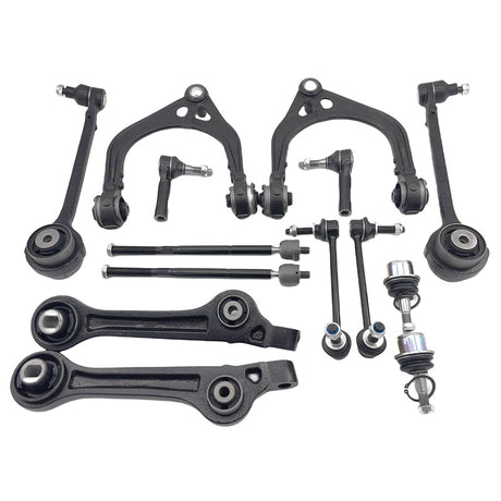14 Pieces Front Lower Upper Control Arms Kit Fit For Chrysler 300 300C 2012-2021 - Machter